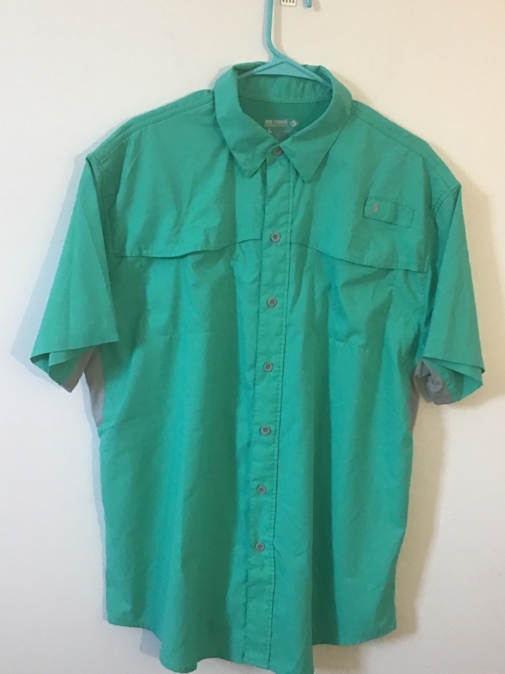 Mens Reel Legends Mariner Vented Fishing Shirt Size Large